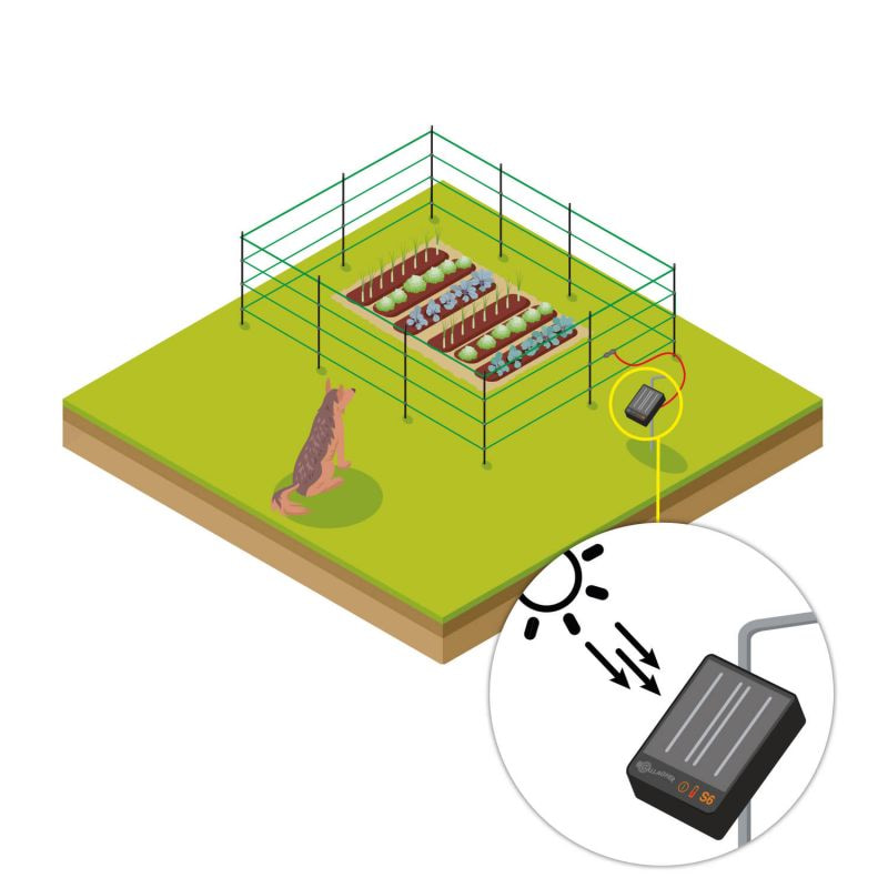 Agrovete - Kit de Animais e Jardim solar S6 estacas 80 cm 5