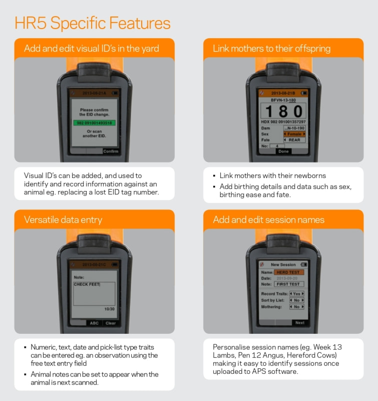 Agrovete - Bastão de identificação Bluetooth HR4 11