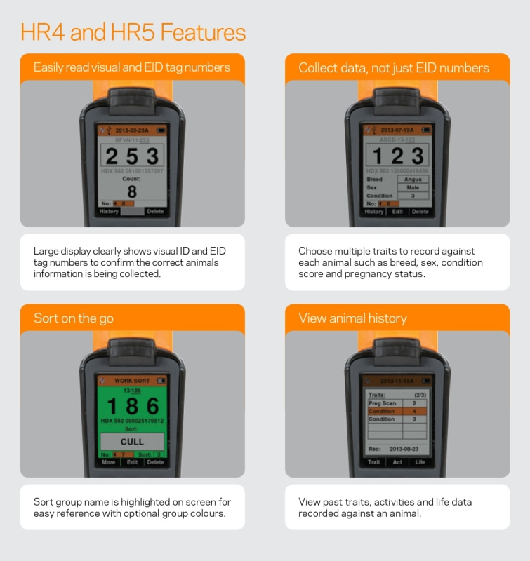 Agrovete - Bastão de identificação Bluetooth HR4 12