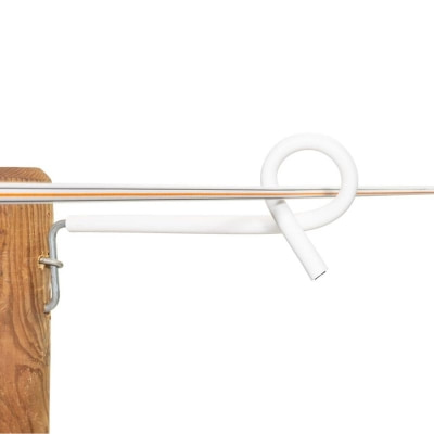 Isolador Pigtail Branco 17,5 cm - 10 uni.