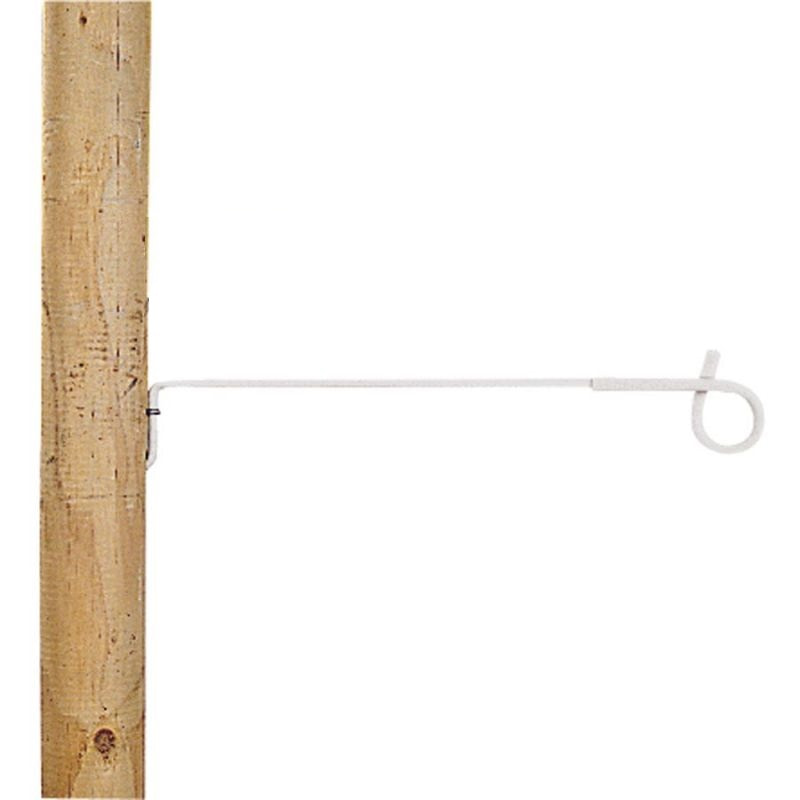 Agrovete - Isolador Pigtail Branco 40 cm - 10 uni. 1