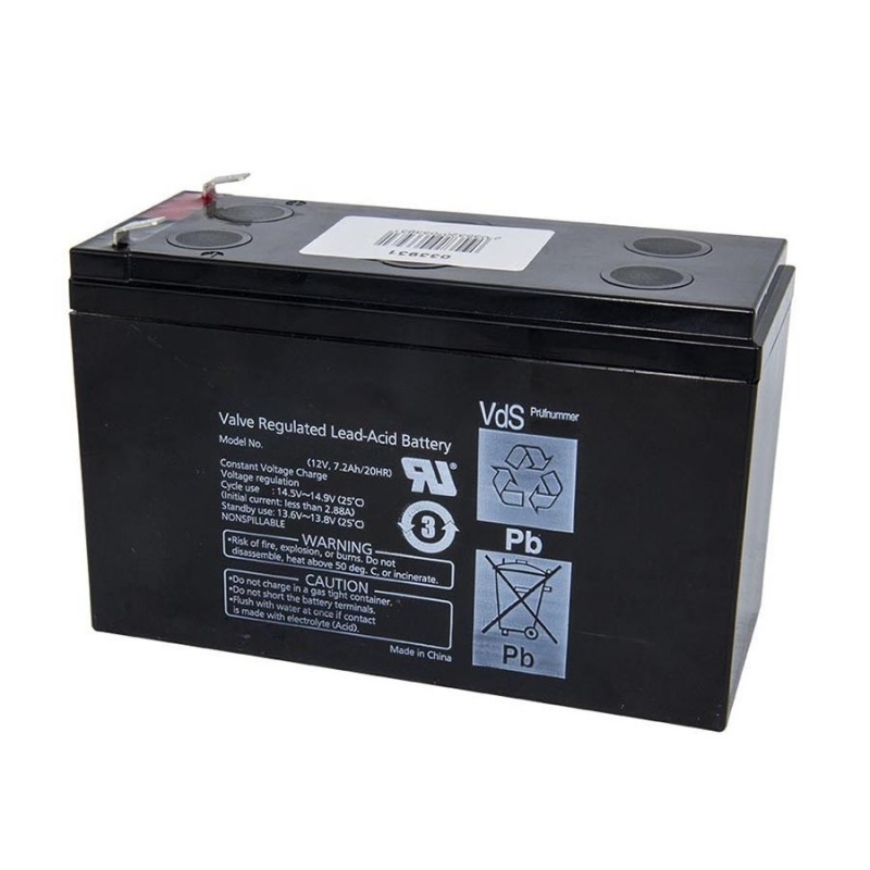 Agrovete - Bateria 12V e 7,2Ah p/ eletrificadoras S100, S200 e S400 1
