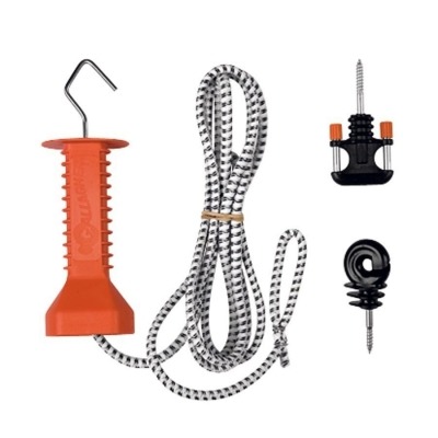 Kit Portão Corda Elástica Branca (até 6 m)