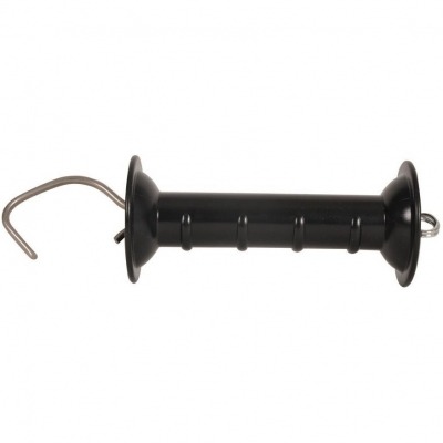 Punho de Portão Preto com Mola